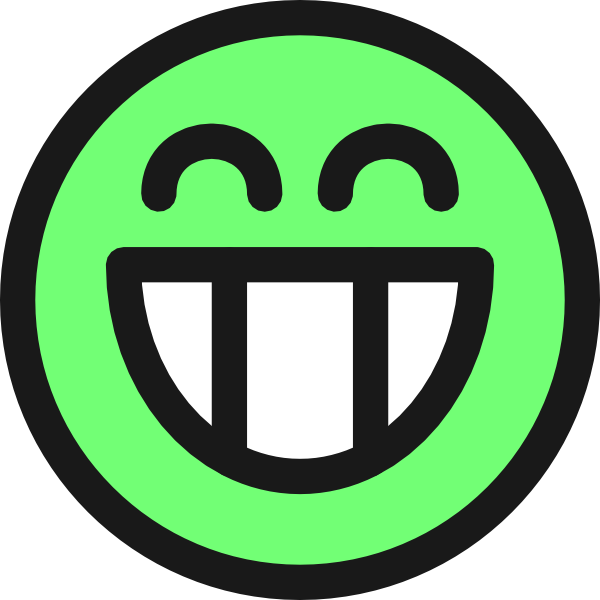 Grin Smiley Emotion Icon Emoticon Clip Art At Clker Com   Vector Clip