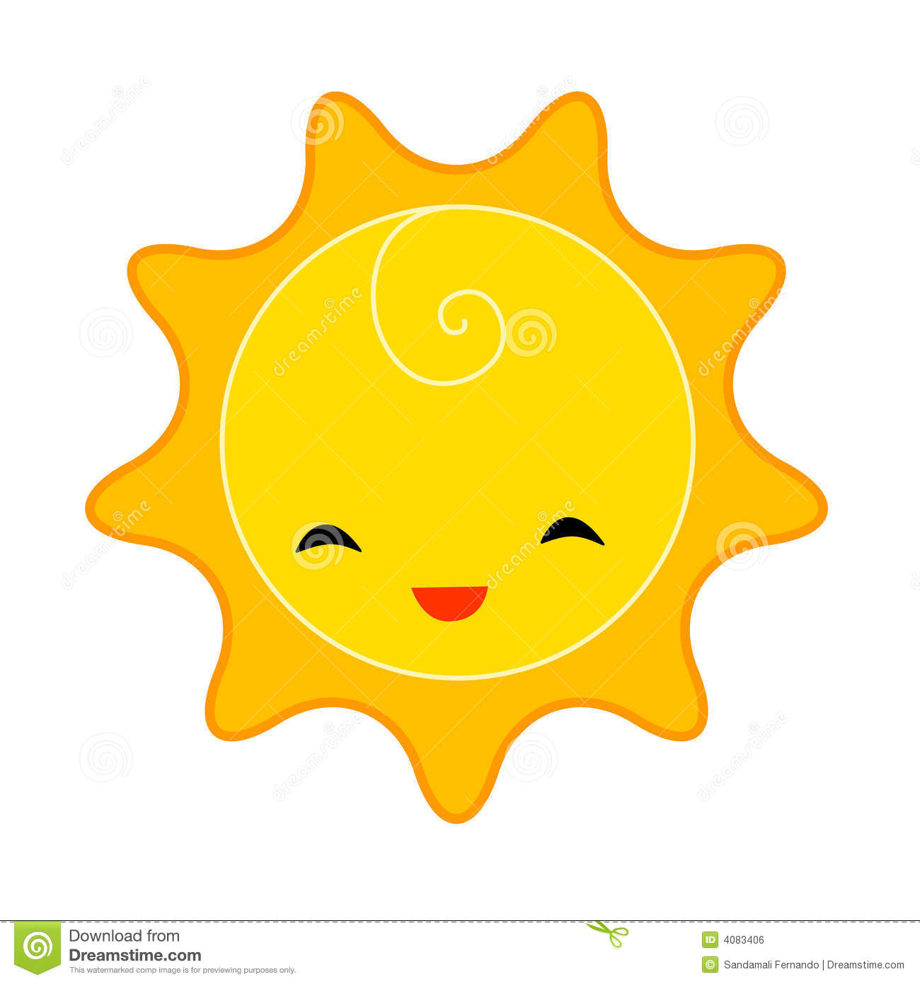 Smiling Sun Clipart Royalty Free Sun 4083406 Jpg