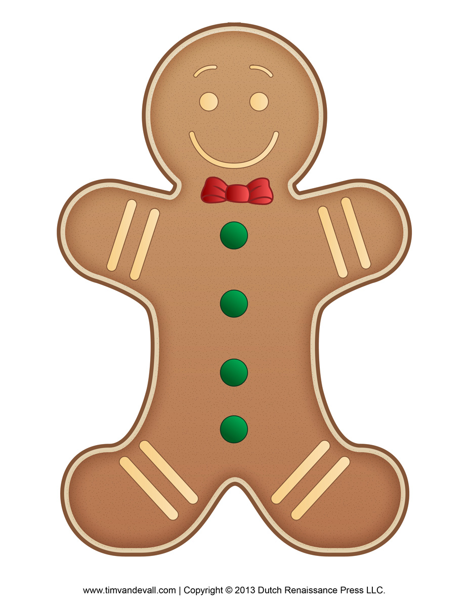 Gingerbread Man Clipart