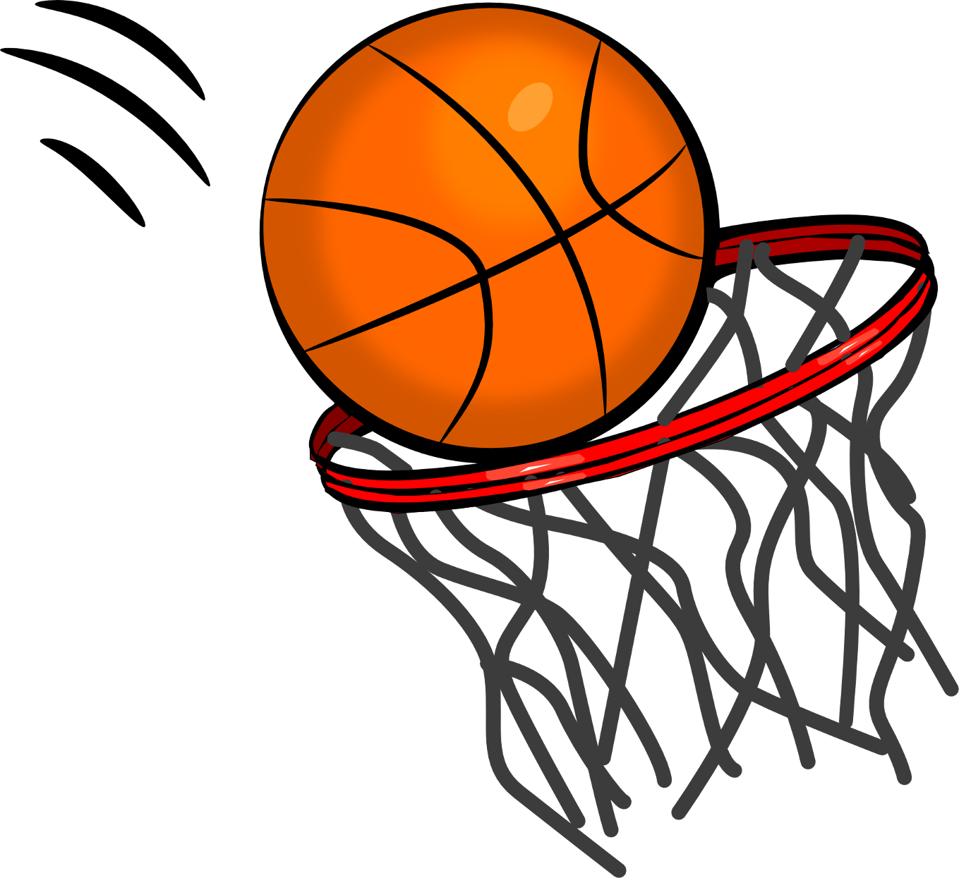 The Totally Free Clip Art Blog  Sports   Basketball With Hoop