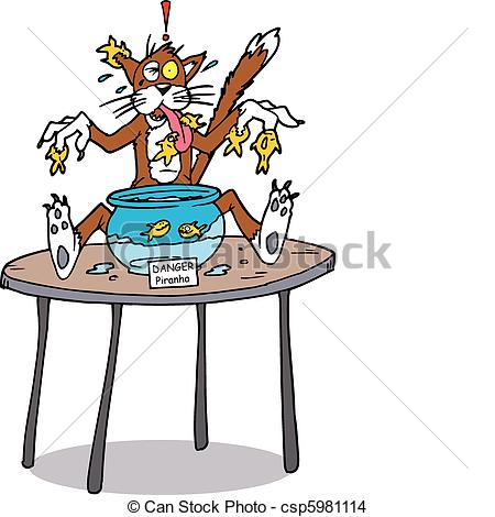 Cat On The Table Clipart A Cat Sitting On A Table