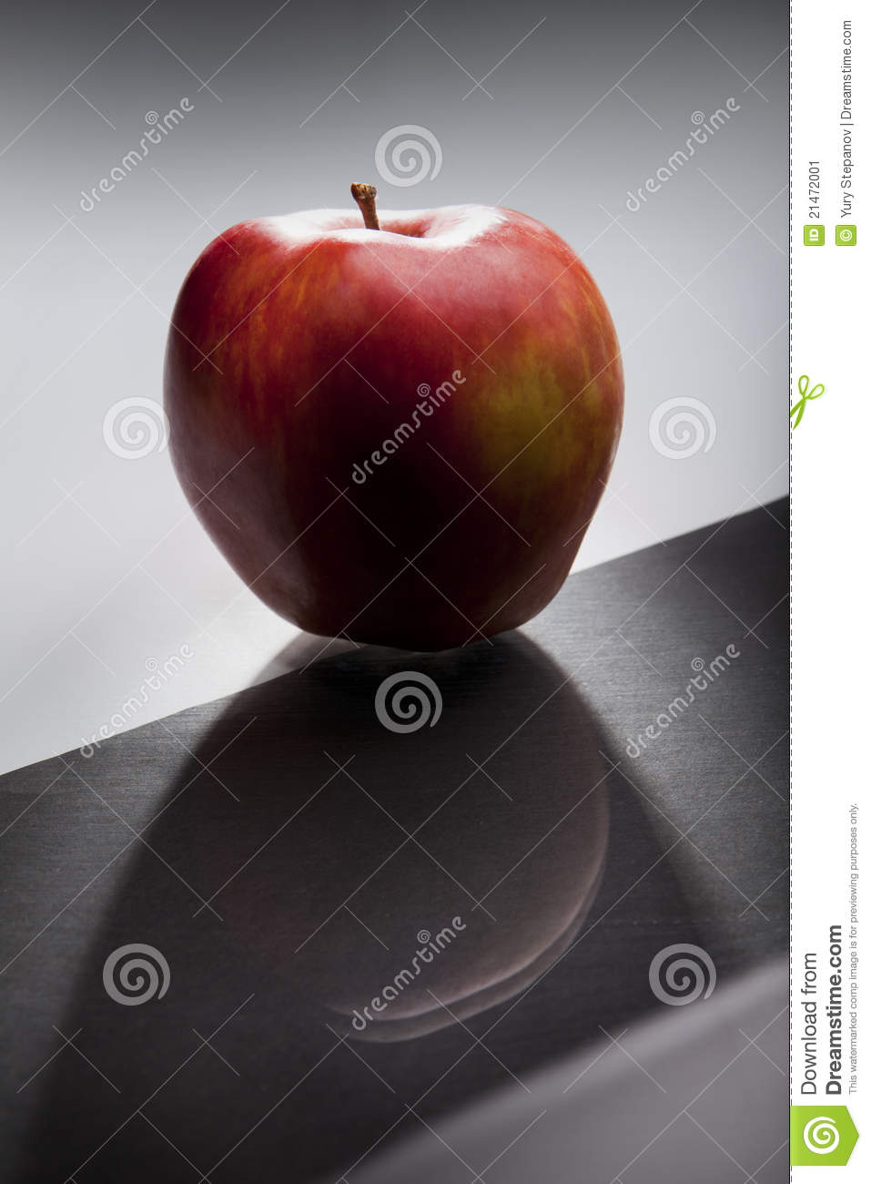Dark Red Apple Stock Image   Image  21472001
