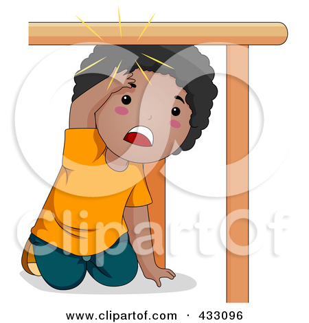 Royalty Free  Rf  Clipart Illustration Of A Hurt Girl Slipping On A