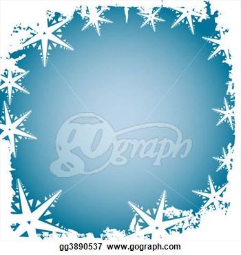 Stock Illustrations   Frosty Border  Stock Clipart Gg3890537   Gograph