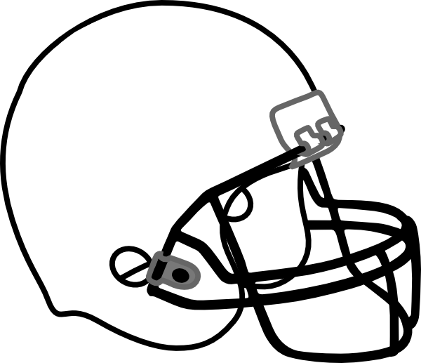 Clipart Football Helmet Black And White   Clipart Panda   Free Clipart