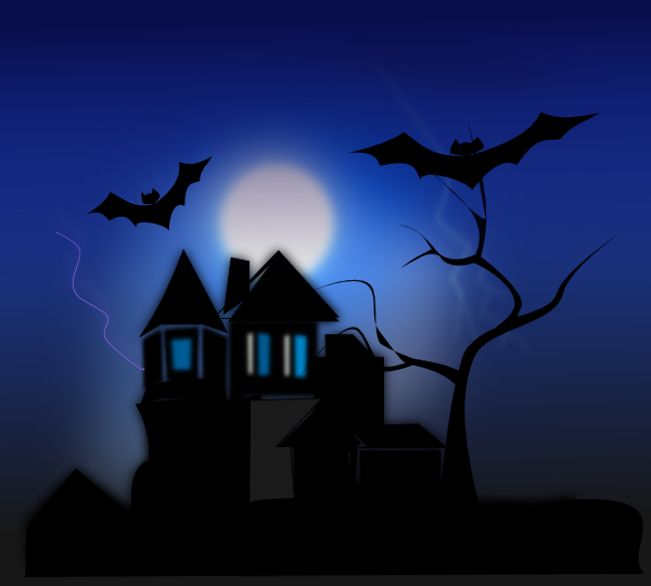 Spooky House Clip Art At Clker Com   Vector Clip Art Online Royalty