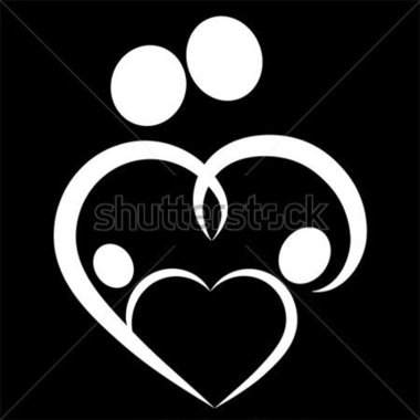 File Browse   Healthcare   Medical   Family Heart Symbol   Vector