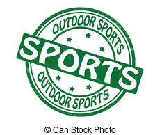 Outdoor Sports   Stamp With Text Outdoor Sports Inside
