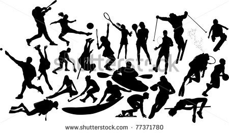 Sports Silhouette Stock Photos Illustrations And Vector Art