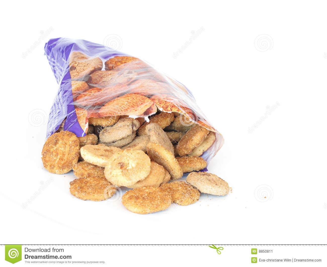 Bag Of Cookies Stock Image   Image  8850811