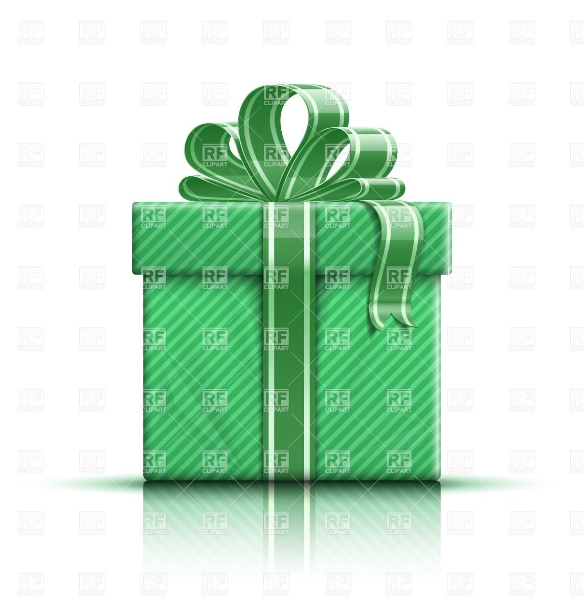 Gift Box With Shiny Bow Download Royaltyfree Vector Clipart Eps  Free