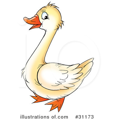 Goose Clipart  31173 By Alex Bannykh   Royalty Free  Rf  Stock