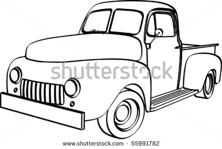 Old Pickup Truck Stock Photos Illustrations And Vector Art