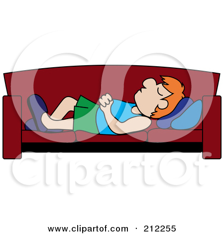 Royalty Free  Rf  Sleeping On Couch Clipart   Illustrations  1