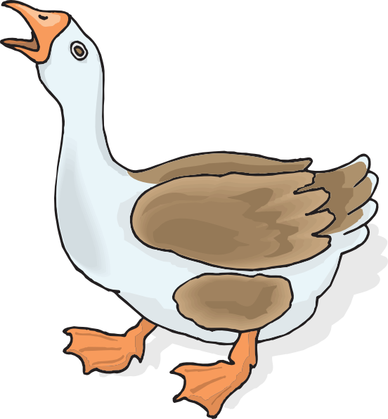 Squawking Goose Clip Art At Clker Com   Vector Clip Art Online