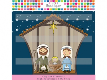 Nativity Christmas Clipart  No  098