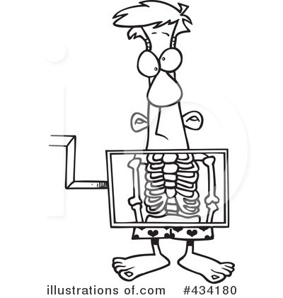 Royalty Free  Rf  Xray Clipart Illustration By Ron Leishman   Stock