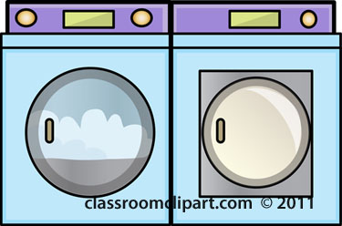 Household   Clothes Washer And Dryer   Classroom Clipart