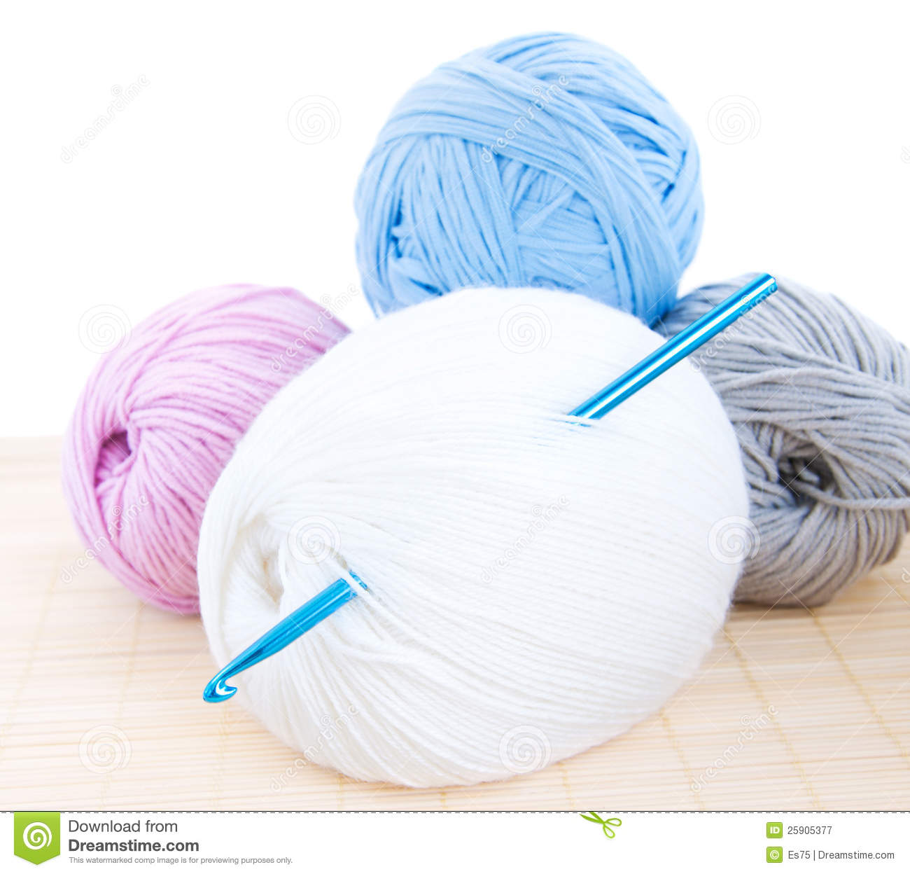 Crochet Hook And Yarn Royalty Free Stock Photography   Image  25905377