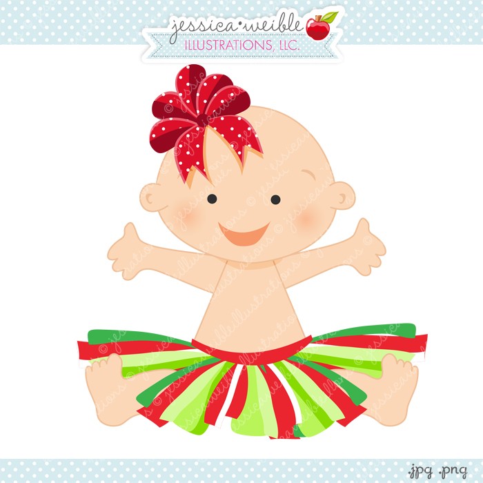Baby Tutu Clipart Christmas Tutu Baby