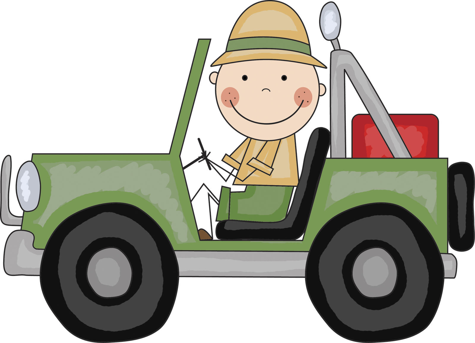 Displaying 18  Images For   Jungle Jeep Clipart
