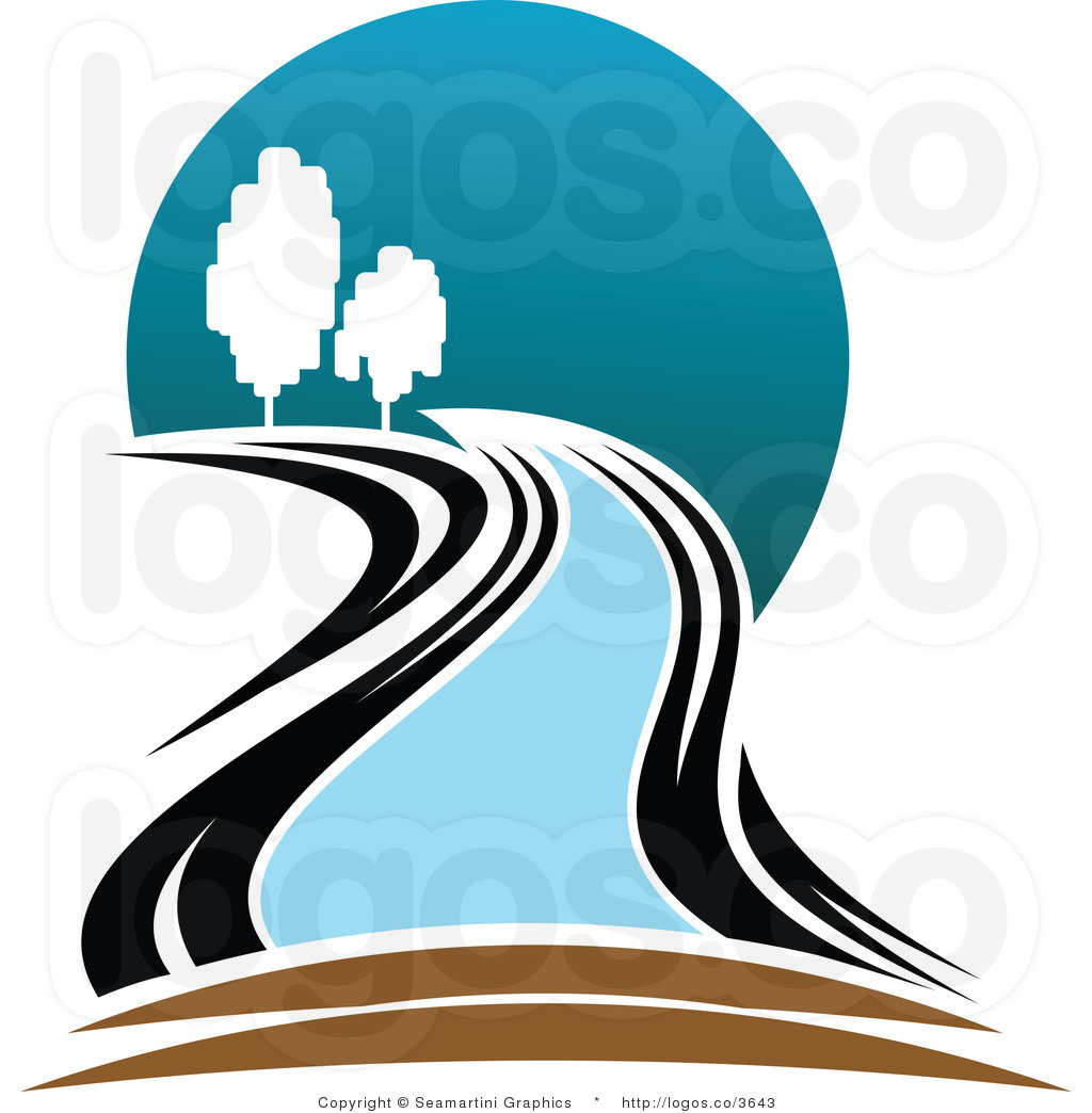 Winding River Clipart River Clip Art Royalty Free River And Trees Logo