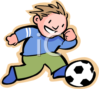 Royalty Free Clipart Of Soccer 350x314px Football Picture