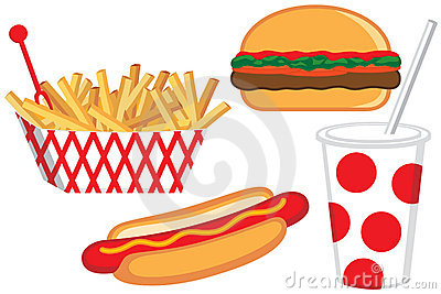 Carnival Food Clipart Fast Food Illustration Stock