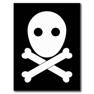 Funny Skeleton Pirate Crossbones T Shirts Funny Skeleton Pirate