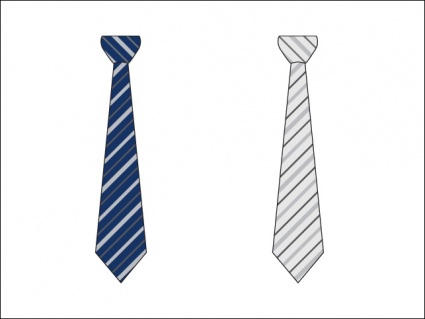 Two Striped Business Ties  Easily Change Stripe Color Or Discard All