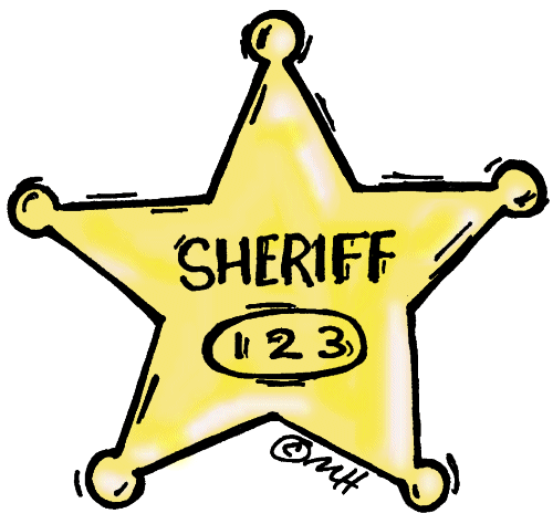 Sheriff S Badge  In Color    Clip Art Gallery