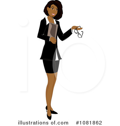 Free  Rf  Businesswoman Clipart Illustration  1081862 By Pams Clipart
