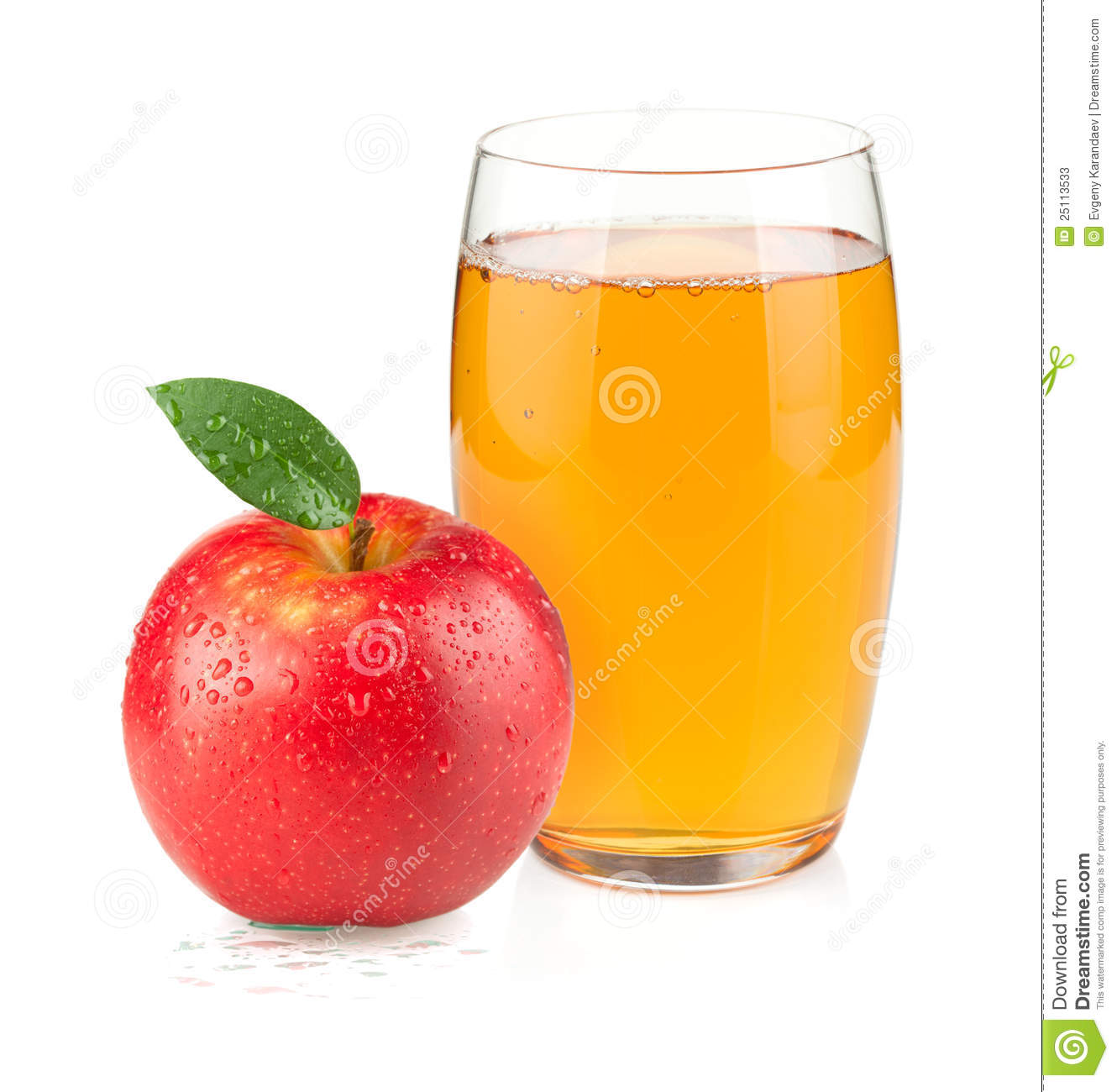 More Similar Stock Images Of   Apple Juice In A Glass And Red Apple