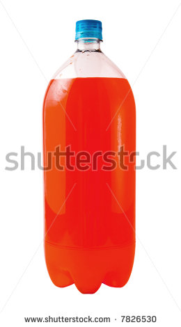 Sprite Bottle Clipart A Red Soda Bottle Isolated