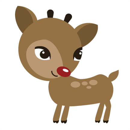 Reindeer Svg File For Scrapbooking Cute Cut Files For Scrapbooks Cute