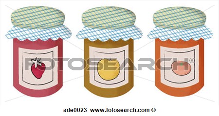 Drawing   Canned Fruit And Vegetables  Fotosearch   Search Clipart