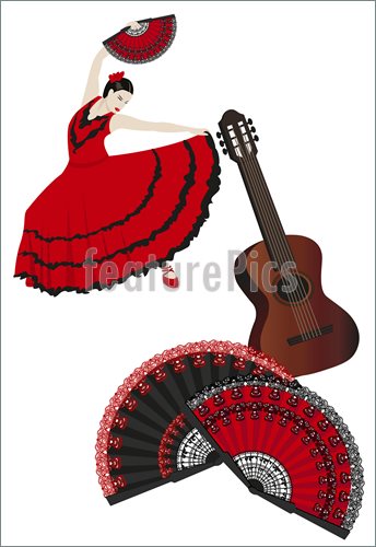 Flamenco Dancer Illustration