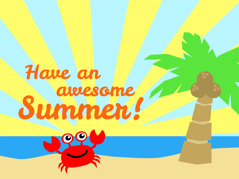 Awesome Summer By Scout   A Clipart To Wish Everyone An Awesome Summer    
