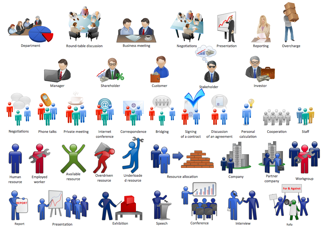 Design Elements   Business People Clipart And Figures
