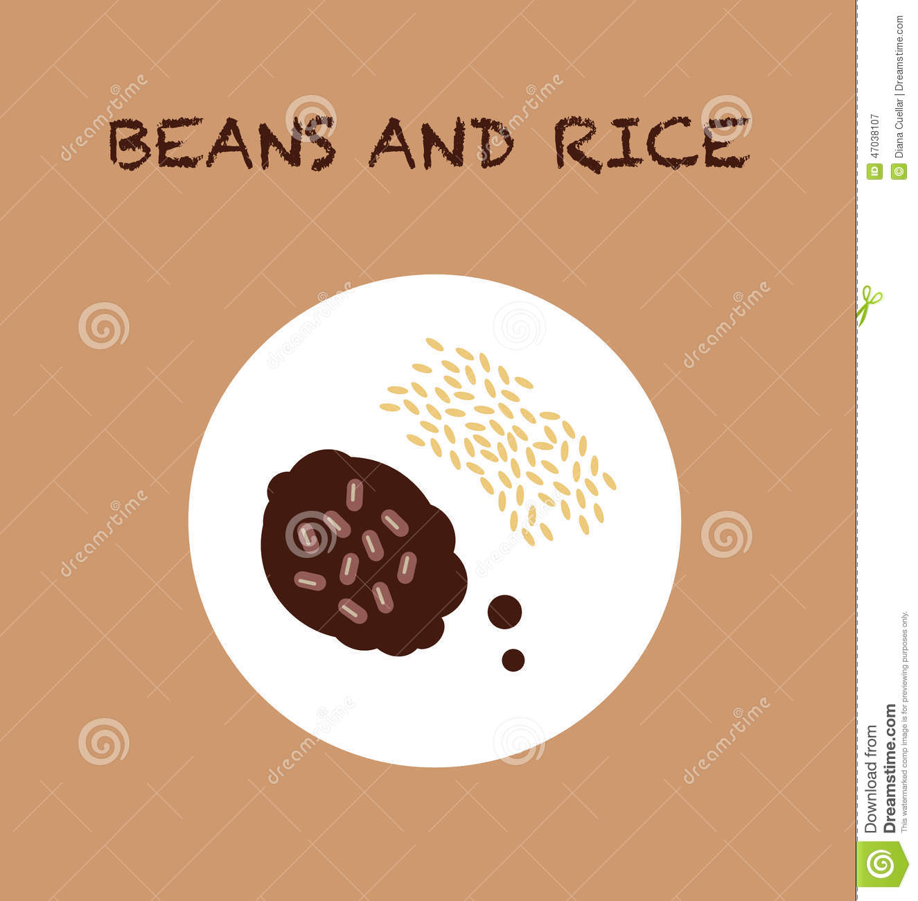 Illustration Of A Typical Food Made With Vectors
