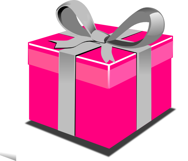 Pink Present Box Clip Art At Clker Com   Vector Clip Art Online