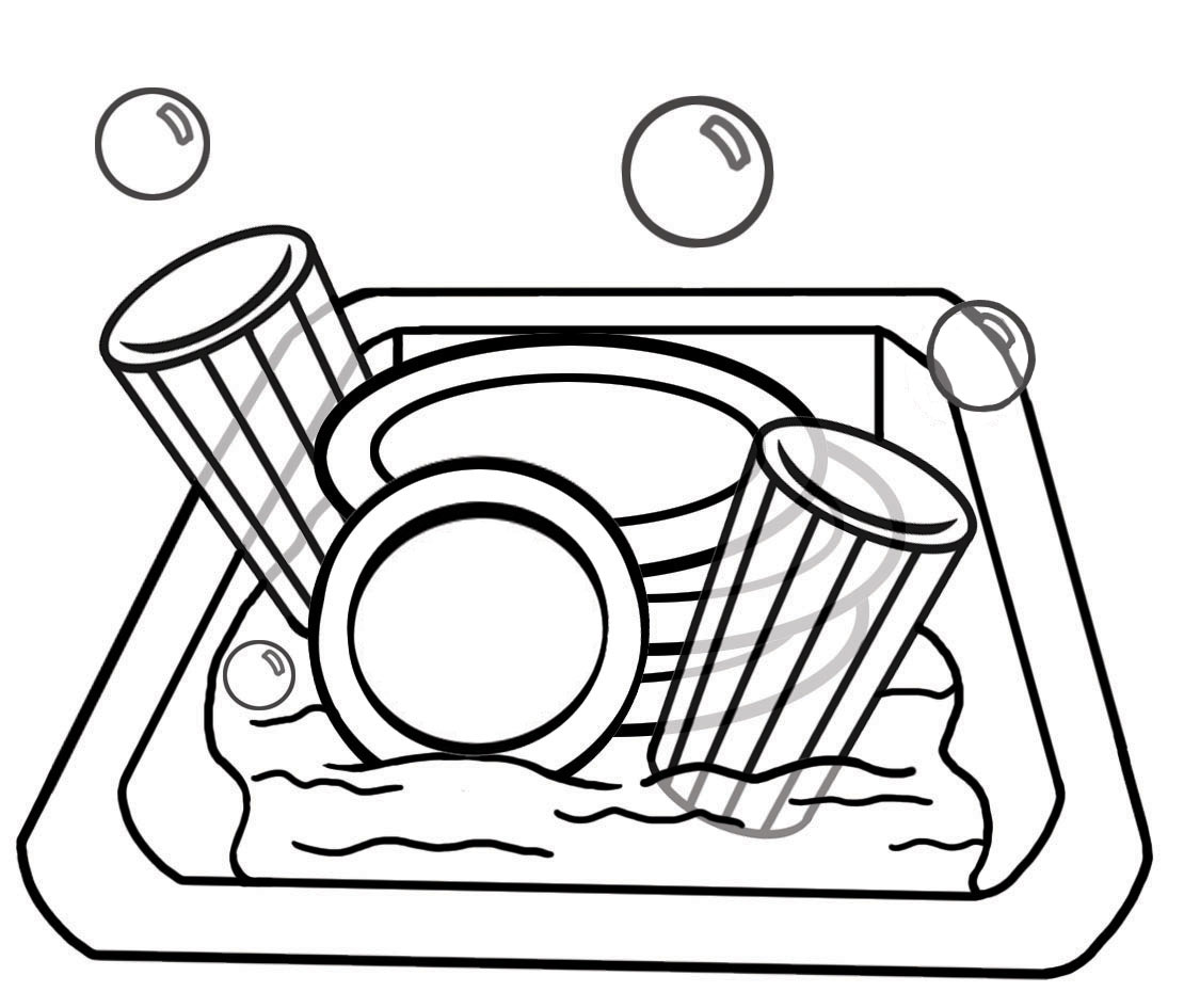 Ldsfiles Clipart  Chores   Dishes