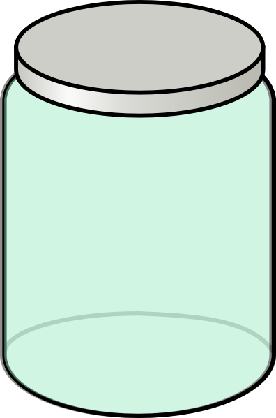 Empty Cookie Jar Clipart Light Green Jar Clip Art