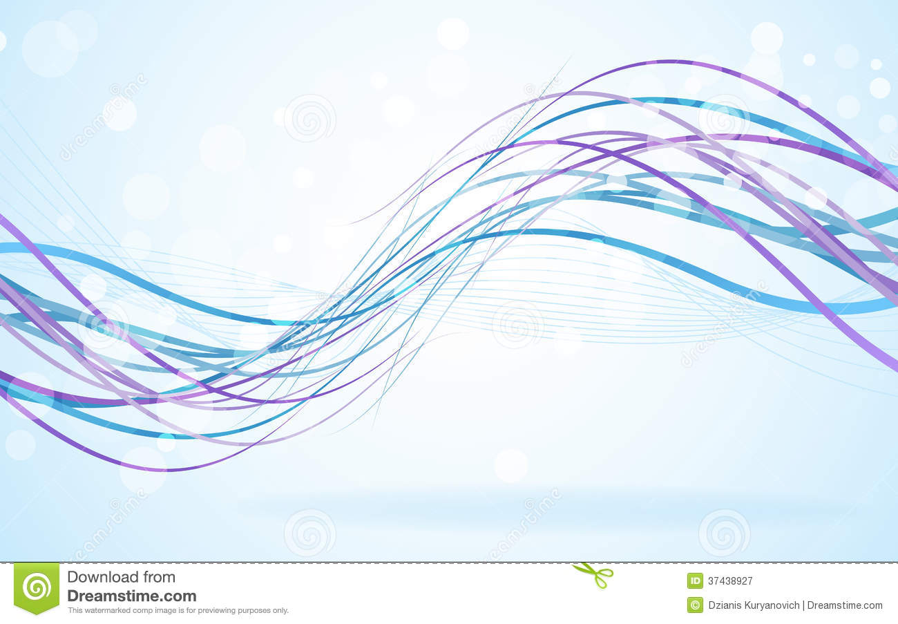Free Stock Photography  Abstract Blue Waves   Data Stream Concept