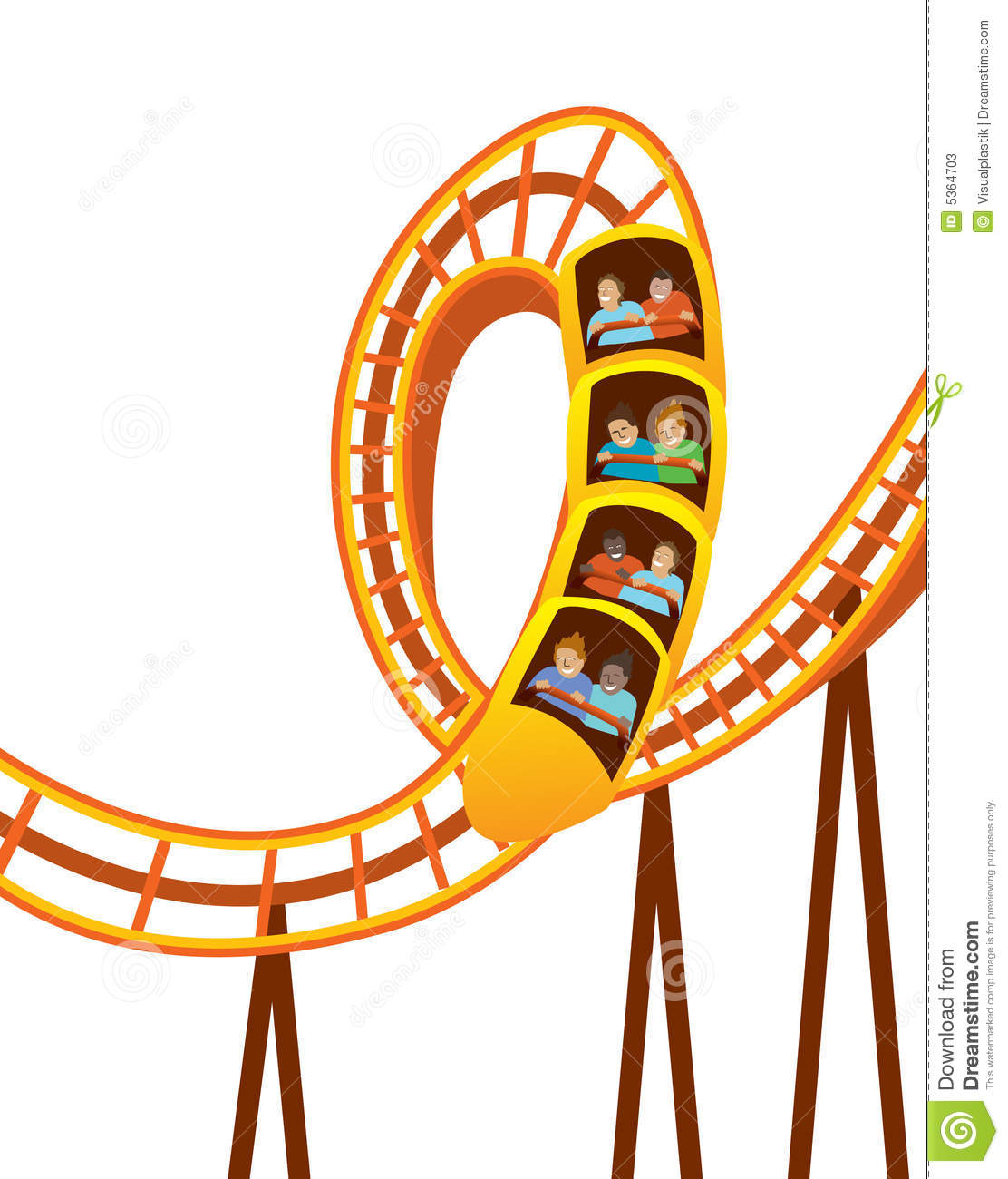 Roller Coaster Clipart Roller Coaster 5364703 Jpg