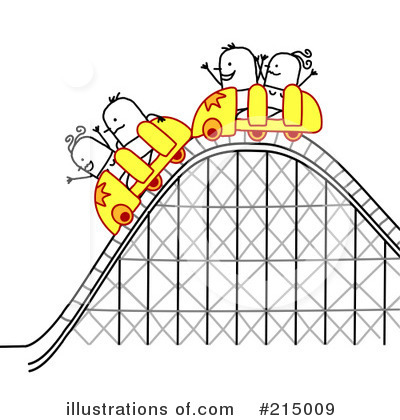 Royalty Free  Rf  Roller Coaster Clipart Illustration  215009 By Nl