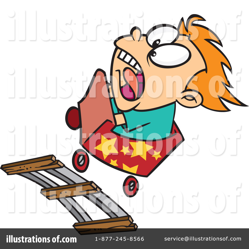 Royalty Free  Rf  Roller Coaster Clipart Illustration By Ron Leishman