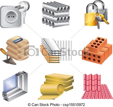 Building Materials And    Csp15510972   Search Clipart Illustration
