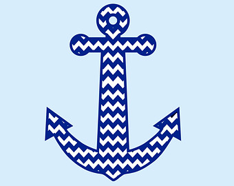Chevron With Anchor Clipart   Free Clip Art Images