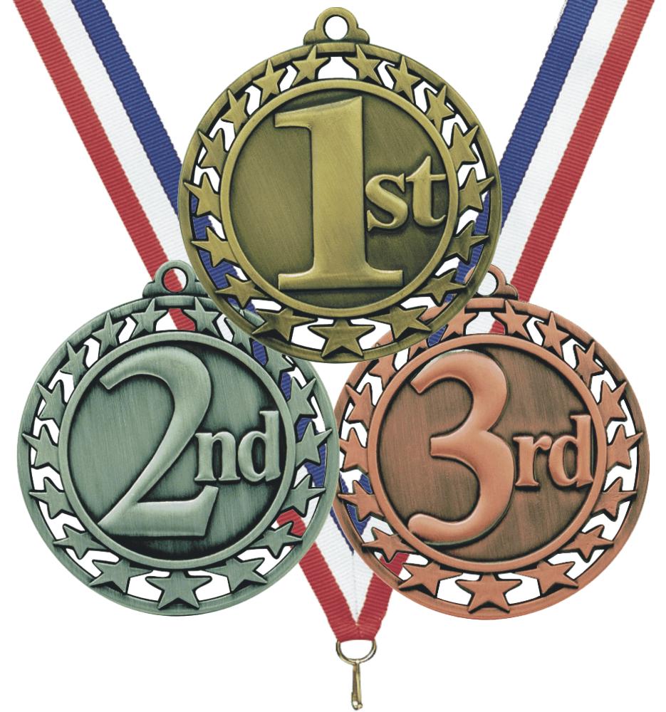 Medal Colors Are 1st Place Gold 2nd Place Silver And 3rd Place Bronze